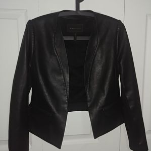 BCBGMAXAZRIA Faux Leather Blazer